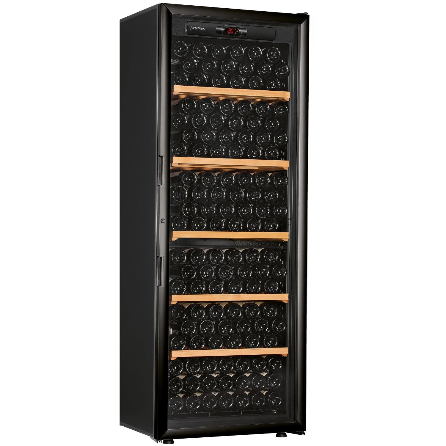 ArteVino OXGMT225NVND Black Wine Cabinet