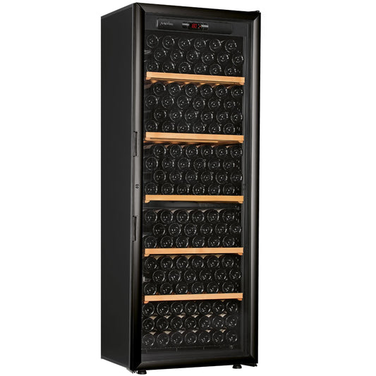 ArteVino OXGMT225NVND Black Wine Cabinet