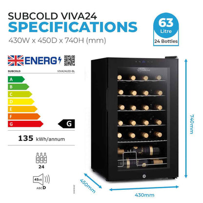 Subcold Viva24 LED Wine Cooler