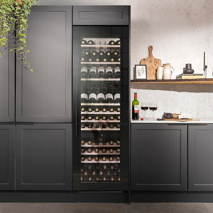 Caple WC1796BG Black Glass