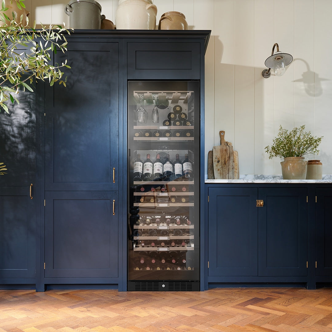 Caple WF1553BG Black Wine Cooler