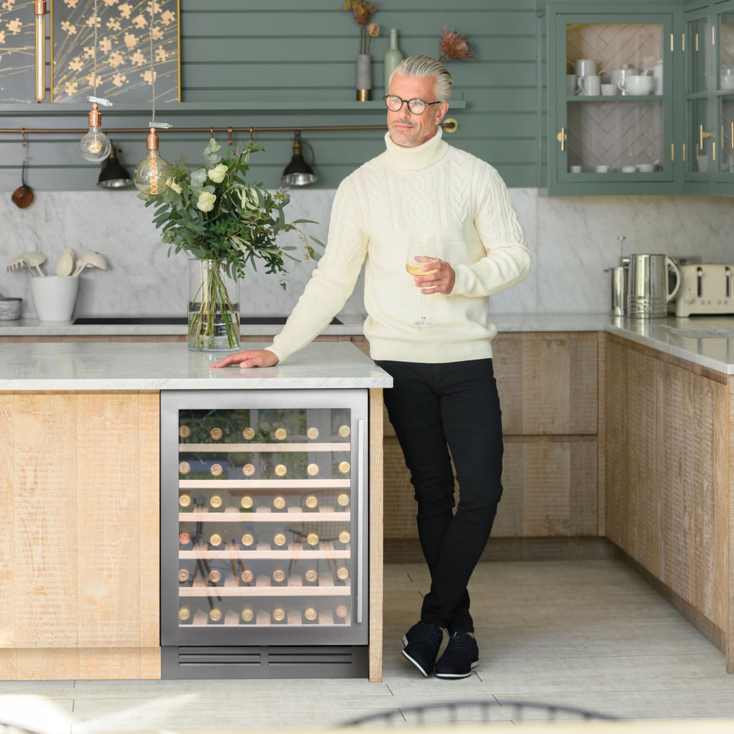 Caple WI6142 Stainless Steel Wine Cooler