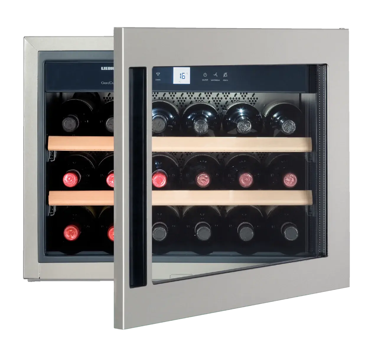 Liebherr WKEes 553 GrandCru Wine Fridge | 18 Bottle | Single Zone | Silver
