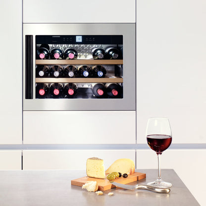 Liebherr WKEes 553 GrandCru Wine Fridge | 18 Bottle | Single Zone | Silver