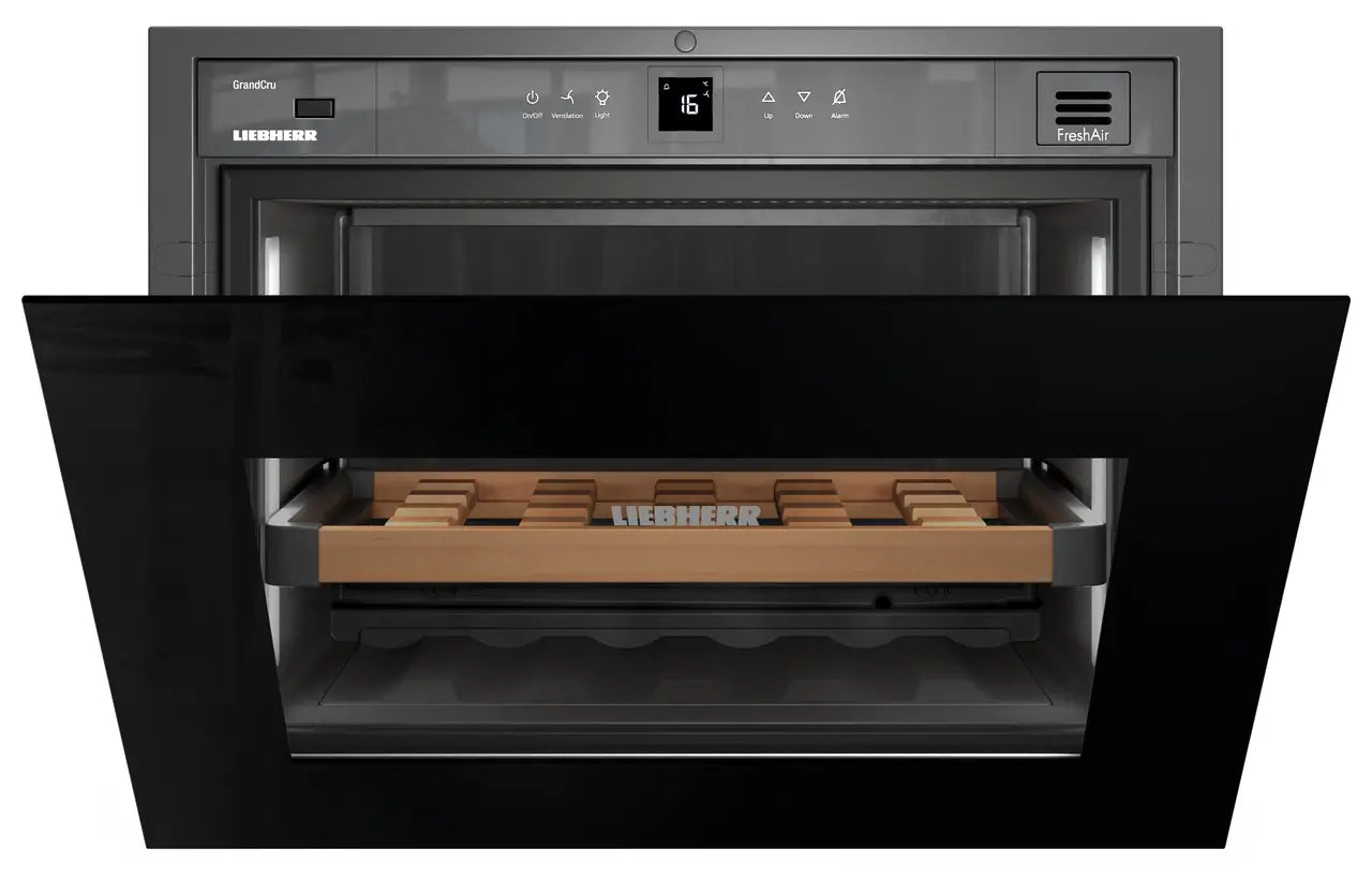 Liebherr WKEgb 582 GrandCru Wine Fridge | 18 Bottle | Single Zone | Black