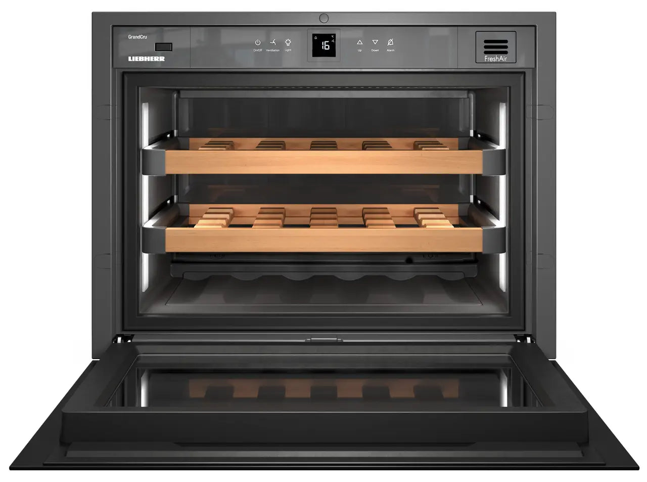 Liebherr WKEgb 582 GrandCru Wine Fridge | 18 Bottle | Single Zone | Black