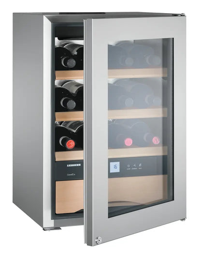 Liebherr WKes 653 GrandCru Wine Fridge | 12 Bottle | Single Zone | Silver