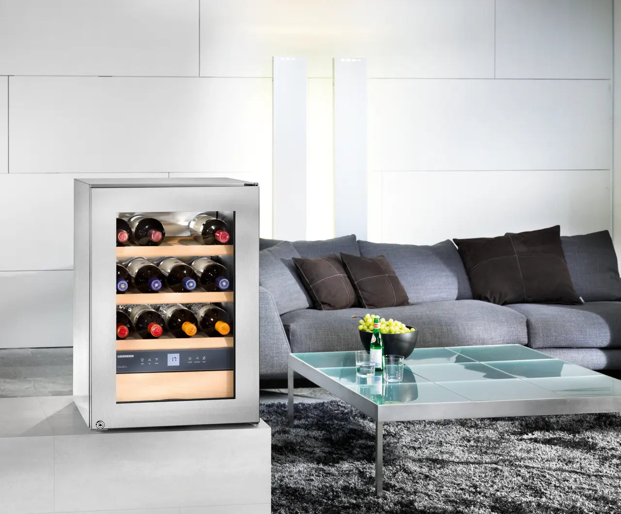 Liebherr WKes 653 GrandCru Wine Fridge | 12 Bottle | Single Zone | Silver