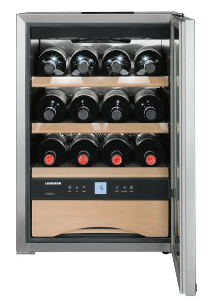 Liebherr WKes 653 GrandCru Wine Fridge | 12 Bottle | Single Zone | Silver