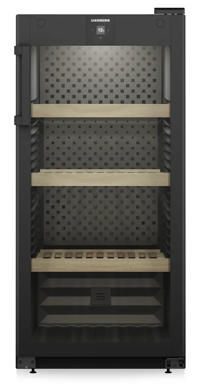 Liebherr WPbl 4201 GrandCru Wine Fridge | 142 Bottle | Single Zone | Black