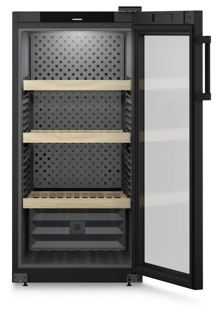 Liebherr WPbl 4201 GrandCru Wine Fridge | 142 Bottle | Single Zone | Black