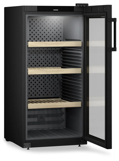 Liebherr WPbl 4201 GrandCru Wine Fridge | 142 Bottle | Single Zone | Black