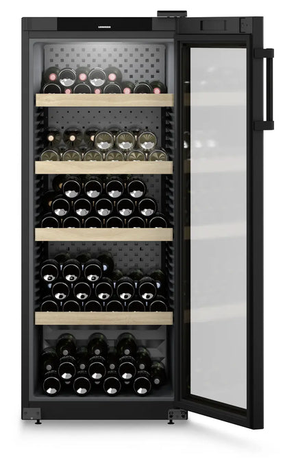 Liebherr WPbl 4601 GrandCru Wine Fridge | 166 Bottle | Single Zone | Black