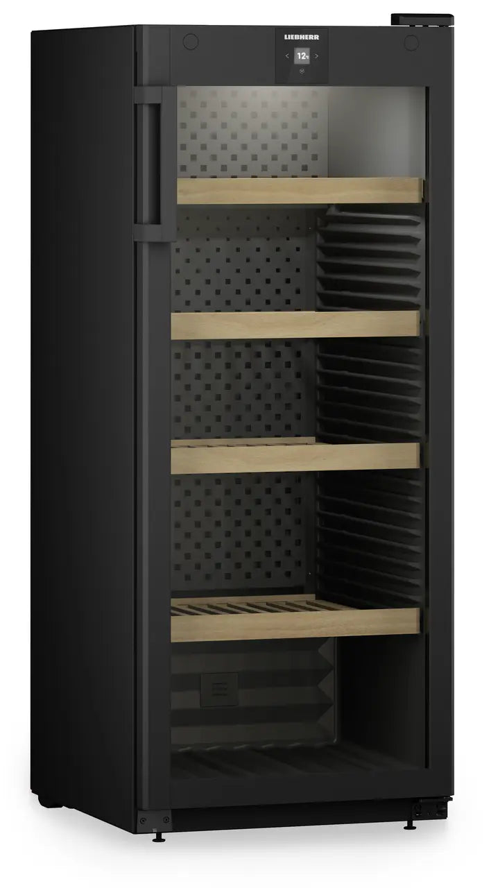 Liebherr WPbl 4601 GrandCru Wine Fridge | 166 Bottle | Single Zone | Black