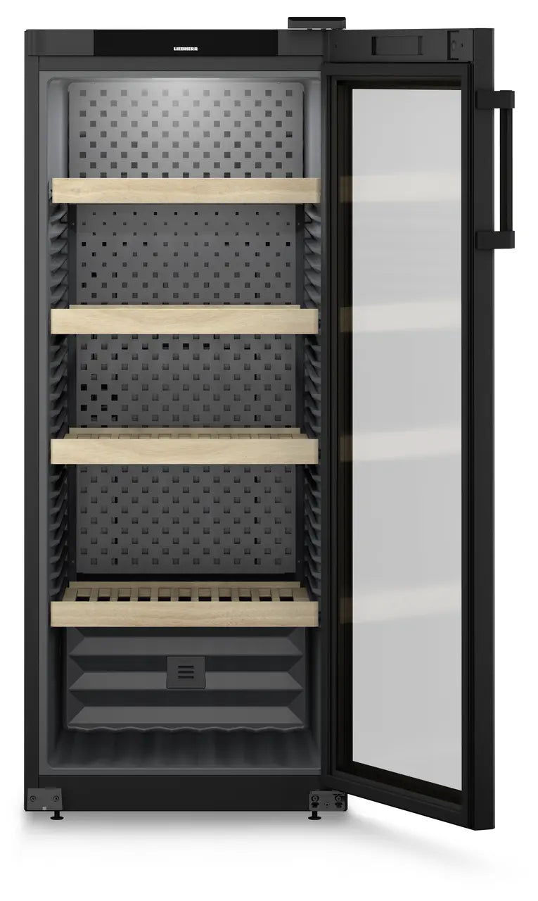 Liebherr WPbl 4601 GrandCru Wine Fridge | 166 Bottle | Single Zone | Black