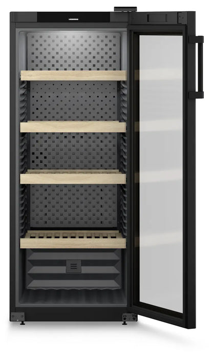 Liebherr WPbl 4601 GrandCru Wine Fridge | 166 Bottle | Single Zone | Black