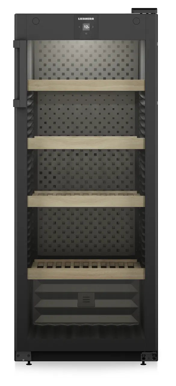Liebherr WPbl 4601 GrandCru Wine Fridge | 166 Bottle | Single Zone | Black