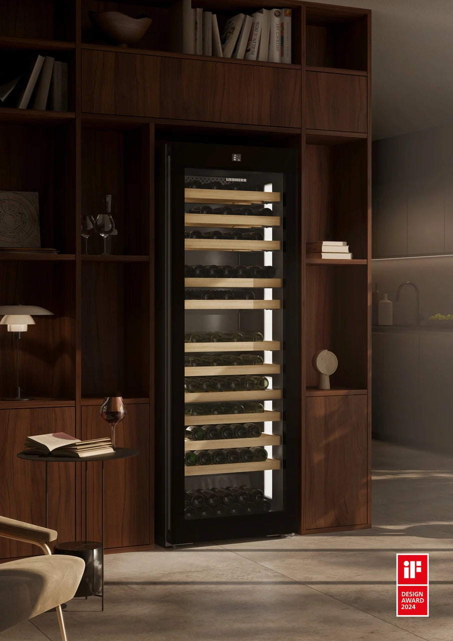 Liebherr WPgbi 7473 Vinidor Selection Wine Fridge | 182 Bottle | Triple Zone | Black