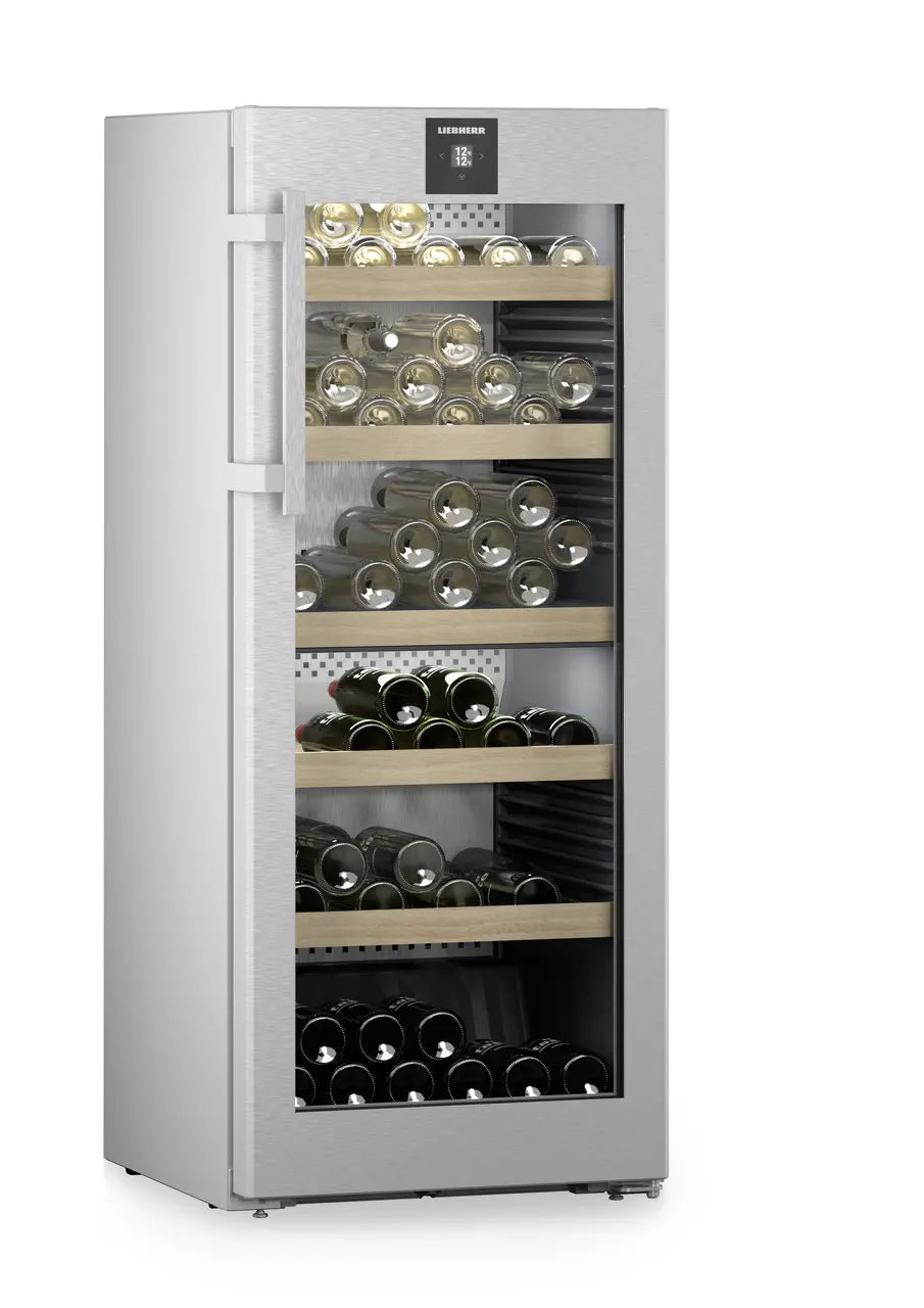 Liebherr WPsd 4652 Vinidor Wine Fridge | 107 Bottle | Dual Zone | Silver