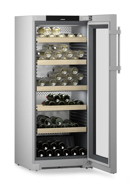Liebherr WPsd 4652 Vinidor Wine Fridge | 107 Bottle | Dual Zone | Silver