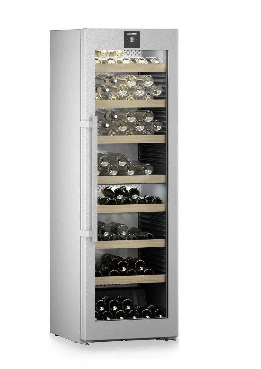 Liebherr WPsd 5252 Vinidor Wine Fridge | 155 Bottle | Dual Zone | Silver
