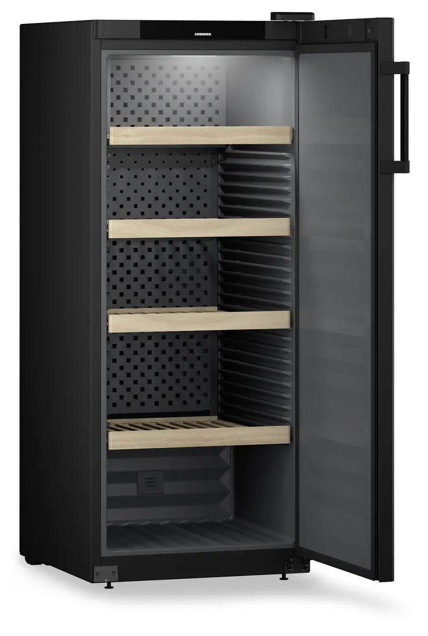 Liebherr WSbl 4601 GrandCru Wine Fridge | 166 Bottle | Single Zone | Black