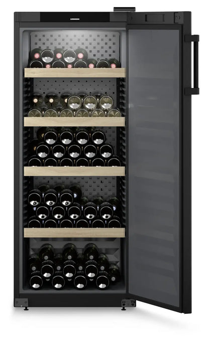 Liebherr WSbl 4601 GrandCru Wine Fridge | 166 Bottle | Single Zone | Black