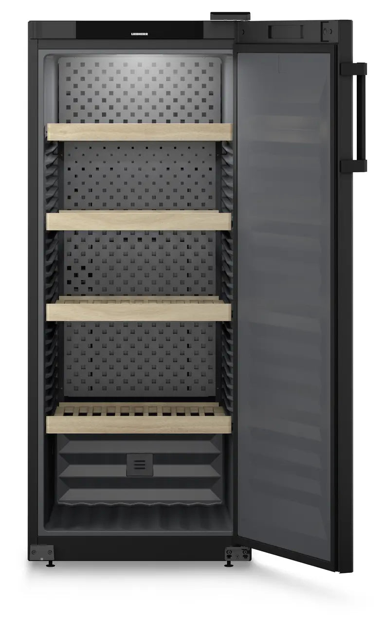 Liebherr WSbl 4601 GrandCru Wine Fridge | 166 Bottle | Single Zone | Black