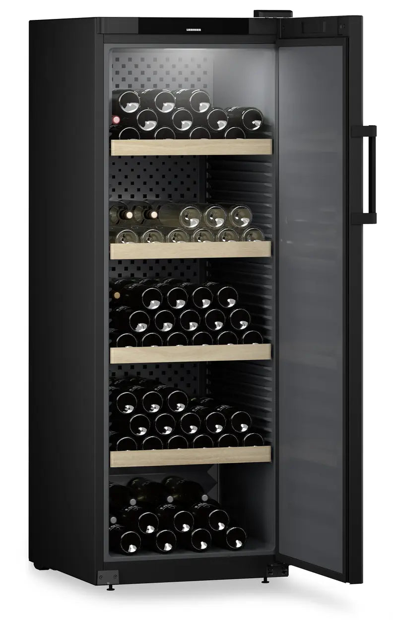 Liebherr WSbl 5001 GrandCru Wine Fridge | 196 Bottle | Single Zone | Black