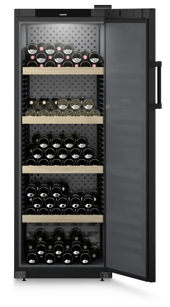 Liebherr WSbl 5001 GrandCru Wine Fridge | 196 Bottle | Single Zone | Black
