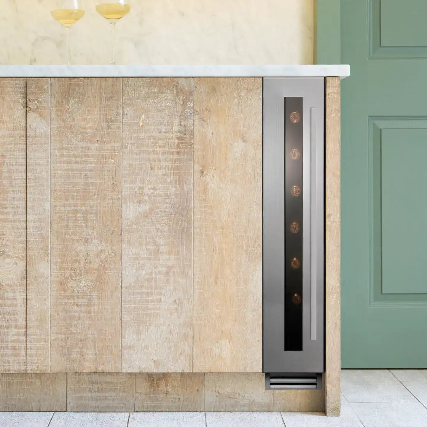 Caple WI159 Wine Fridge | 8 Bottle | Single Zone | Stainless Steel