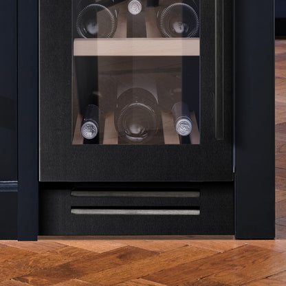 Caple WI3125BS Black Steel Wine Cooler