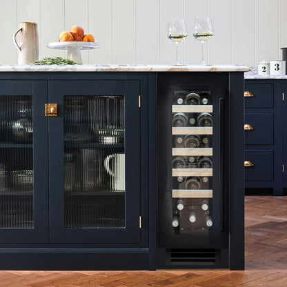 Caple WI3155BG Black Glass Wine Cooler