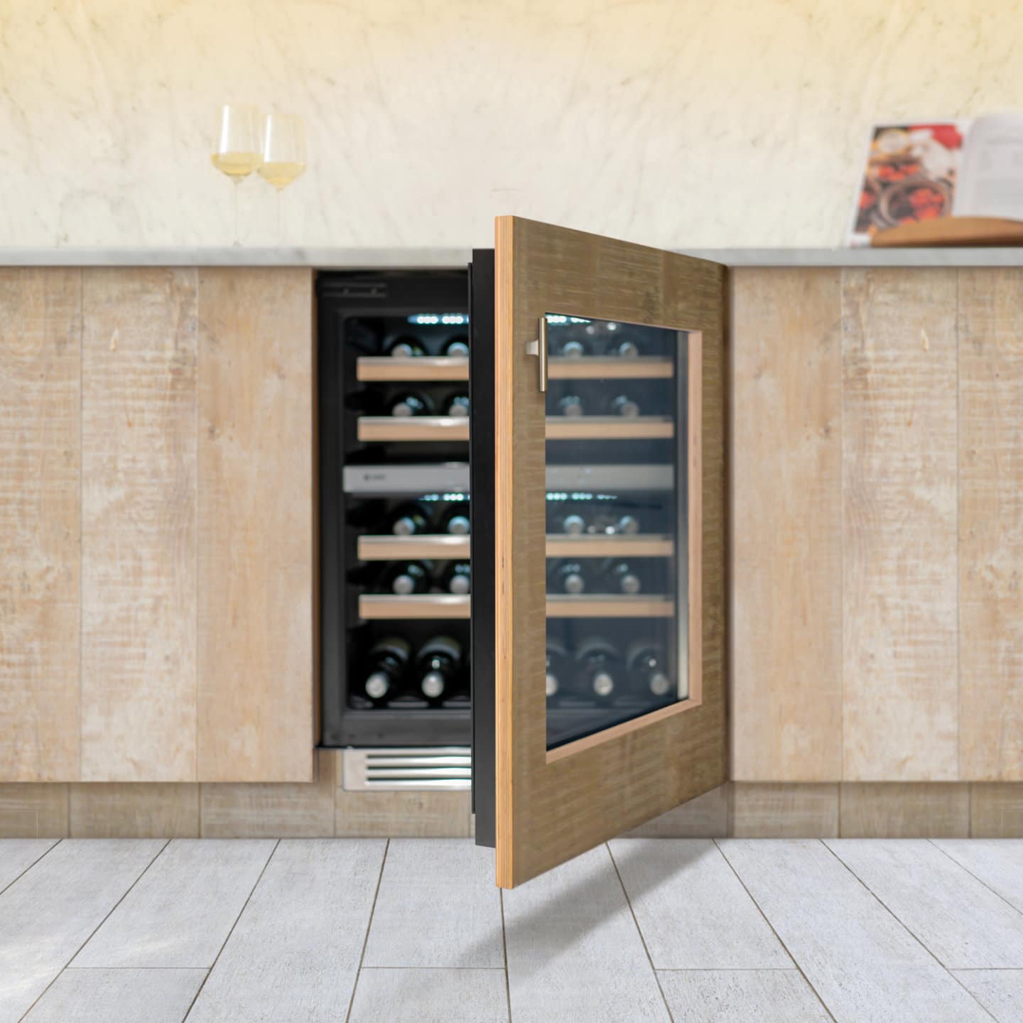 Caple WI6161 Integrated Wine Cooler Dual Zone