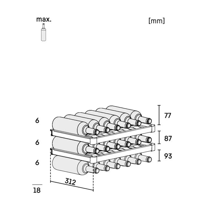 Liebherr WKEgb 582 GrandCru wine fridge, front view