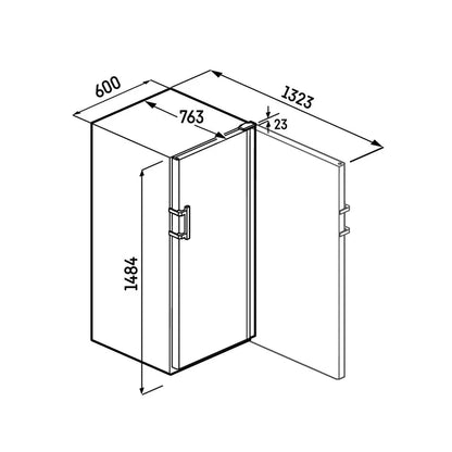 Liebherr WPbl 4601 GrandCru Wine Fridge | 166 Bottle | Single Zone | Black