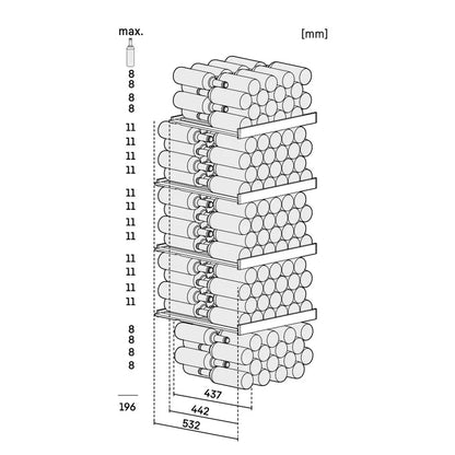 Liebherr WSbl 5001 GrandCru Wine Fridge | 196 Bottle | Single Zone | Black