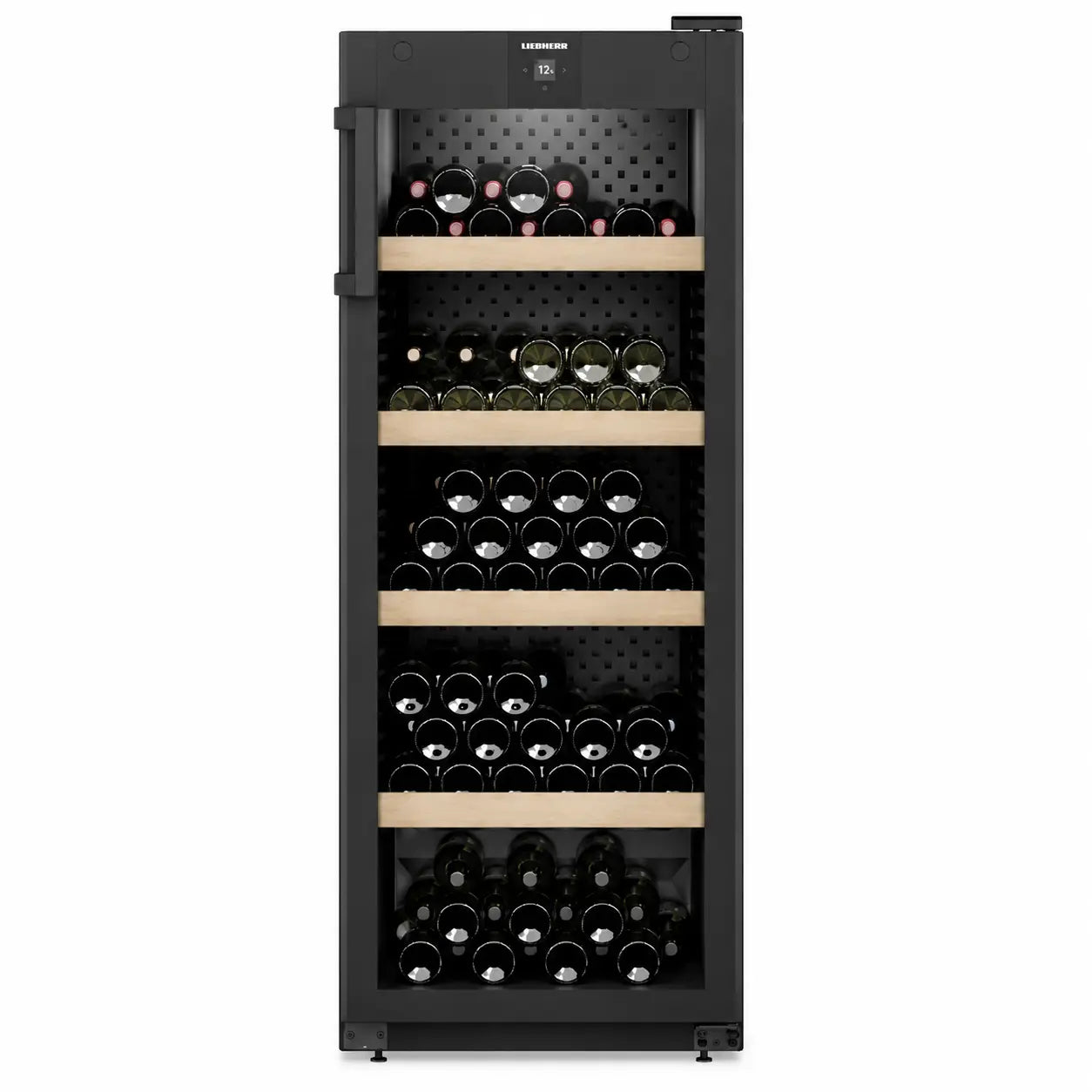 Liebherr WPbl 4601 GrandCru Wine Fridge | 166 Bottle | Single Zone | Black