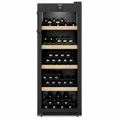 Liebherr WPbl 4601 GrandCru Wine Fridge | 166 Bottle | Single Zone | Black
