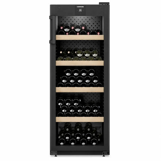 Liebherr WPbl 4601 GrandCru Wine Fridge | 166 Bottle | Single Zone | Black