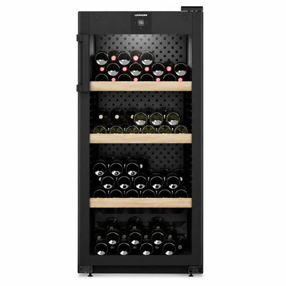 Liebherr WPbl 4201 GrandCru Wine Fridge | 142 Bottle | Single Zone | Black