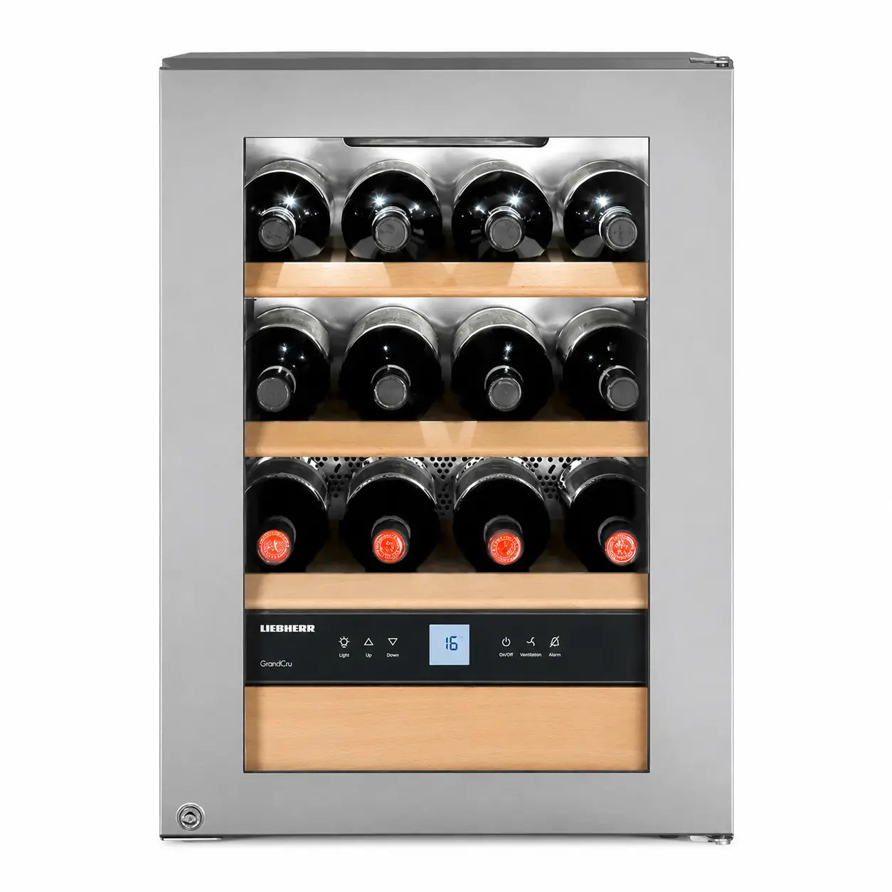 Liebherr WKes 653 GrandCru Wine Fridge | 12 Bottle | Single Zone | Silver
