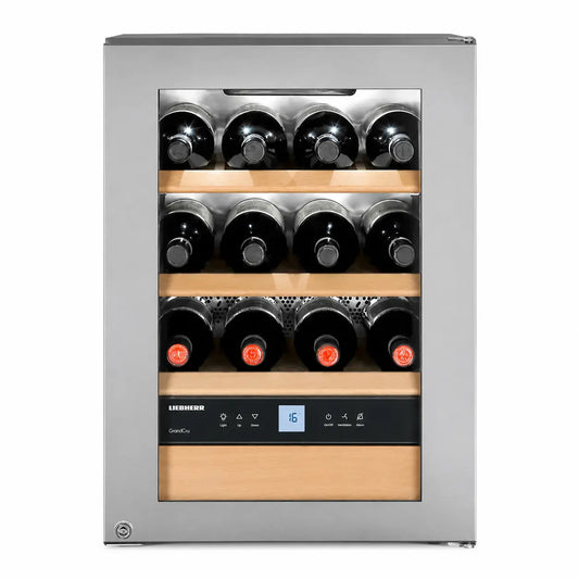 Liebherr WKes 653 GrandCru Wine Fridge | 12 Bottle | Single Zone | Silver