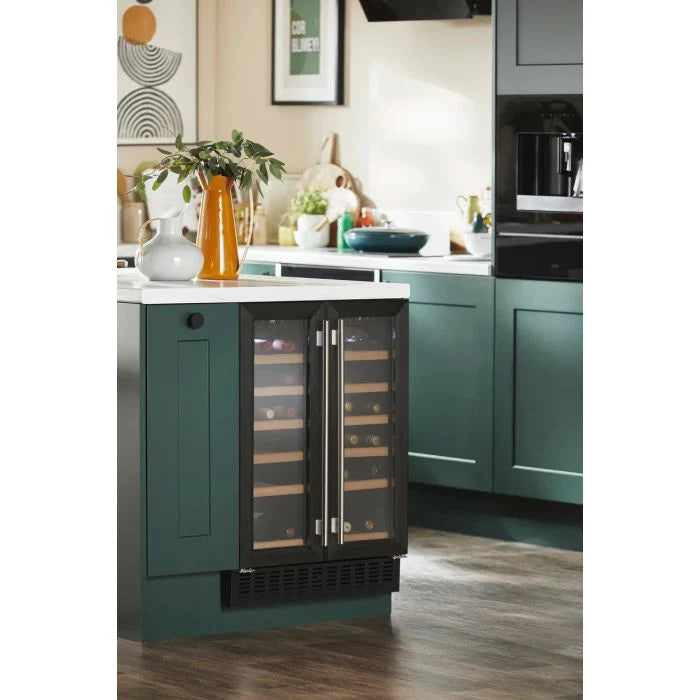 CDA CFWC624BL Black Wine Cooler