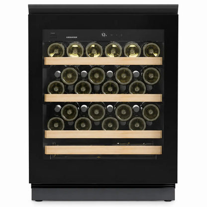 Liebherr UWgb 3631 Vinidor Wine Fridge | 44 Bottle | Single Zone | Black