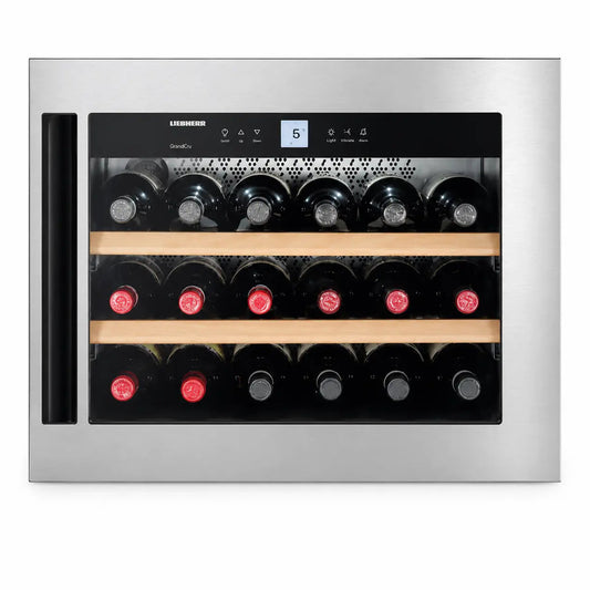 Liebherr WKEes 553 GrandCru Wine Fridge | 18 Bottle | Single Zone | Silver