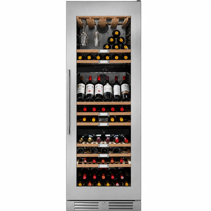 Caple WF1552  Triple Zone Wine Fridge - Front View