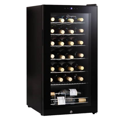 Subcold | Viva28 LED | 28 Bottle | Single Zone | Black | Wine Fridge