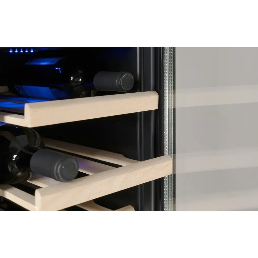 Amica | AWC300BL | 19 Bottle | Single Zone | Black | Wine Fridge