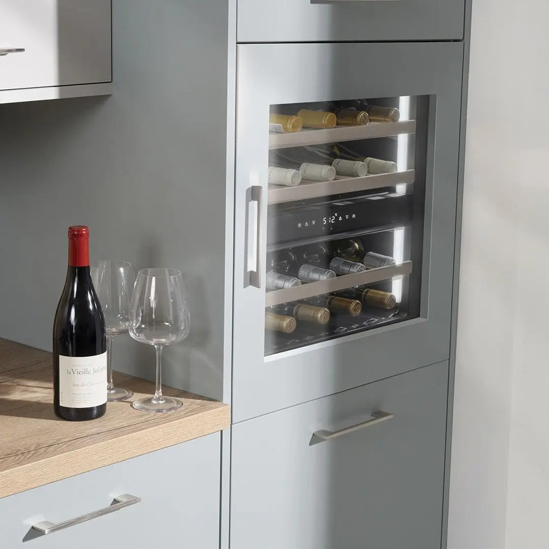 Caple WC6130 Wine Fridge | 23 Bottle | Dual Zone | Fully Integrated